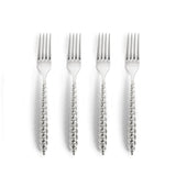 Jessica McCormack Shell Flatware Luncheon Forks 4-Piece Set - Stainless Steel