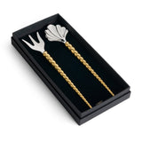 Jessica McCormack Shell Serving 2-Piece Set - Gold
