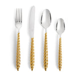 Jessica McCormack Shell Flatware 4-Piece Set - Gold