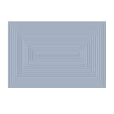 Linen Sateen Concorde Tablecloth - Blue + Light Blue - Medium 70x90"