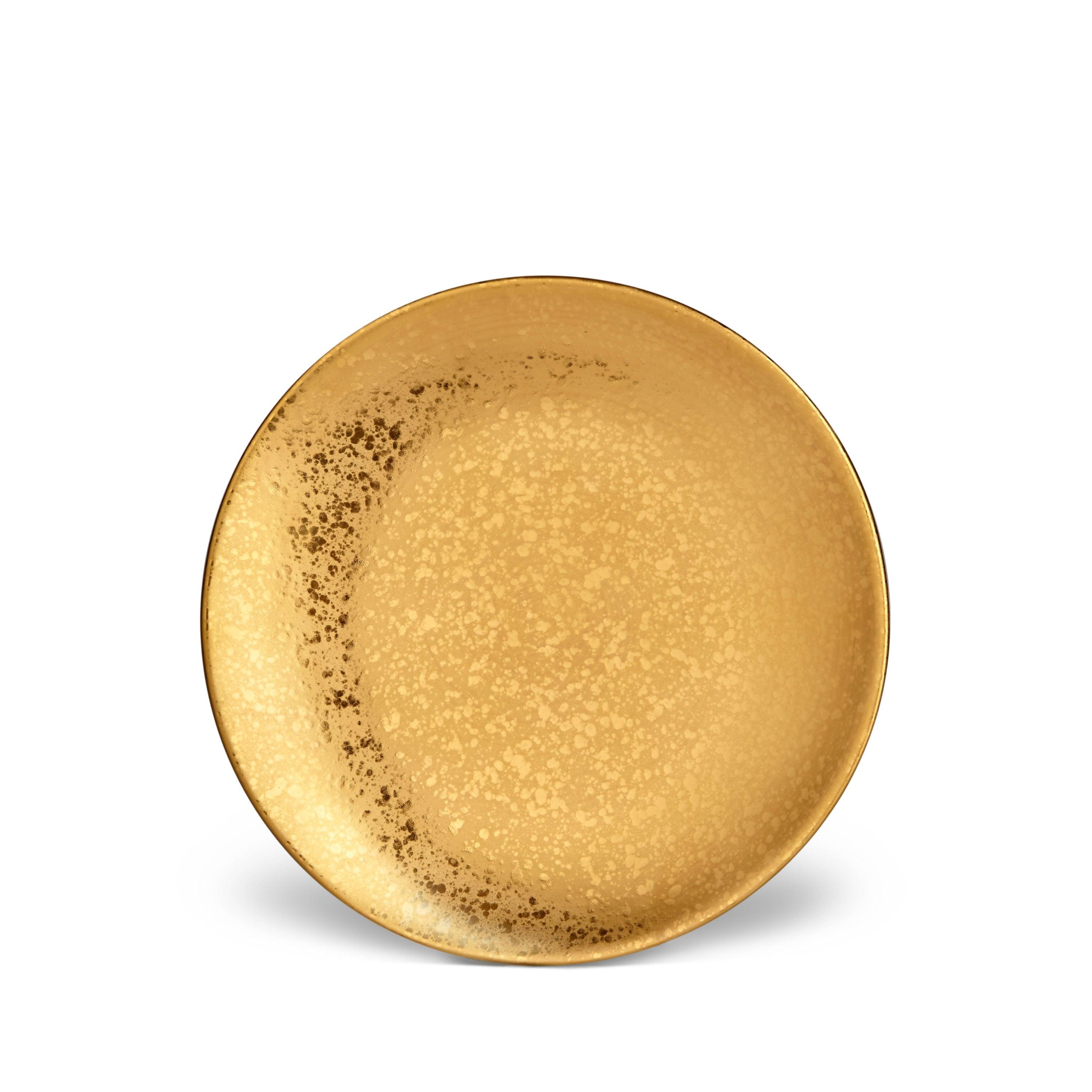 L'OBJET Zen 24K Gold & Porcelain Dessert Plate - ShopStyle