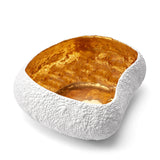 Haas Mojave Desert Bowl - Large - White + Gold - L'OBJET