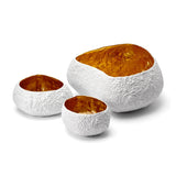 Haas Mojave Desert Bowl - Large - White + Gold - L'OBJET