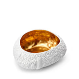 Haas Mojave Desert Bowl - Medium - White + Gold - L'OBJET