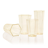 Hex Wine Glass - Gold - L'OBJET