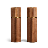 Ionic Salt + Pepper Mills - Natural Oak (Set of 2) - L'OBJET