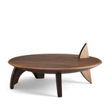 Kelly Behun Leaf Flat Platter on Stand - L'OBJET