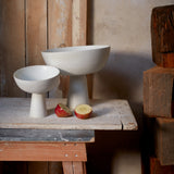 Terra Bowl on Stand - Small - Stone