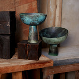 Terra Bowl on Stand - Medium - Bronze