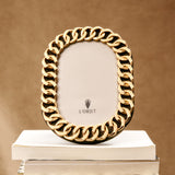 Cuban Link Frame - Gold - 5 x 7