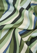 Linen Sateen Landscape Tablecloth - Blue + Green - L'OBJET