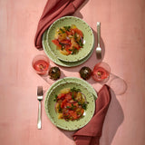 Linen Sateen Napkins - Brick (Set of 4) - L'OBJET