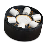 Soie Tressée Espresso Cup + Saucer (Set of 6) - L'OBJET