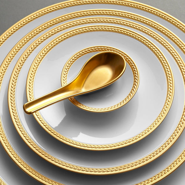 Soie Tresse Gold Dinnerware