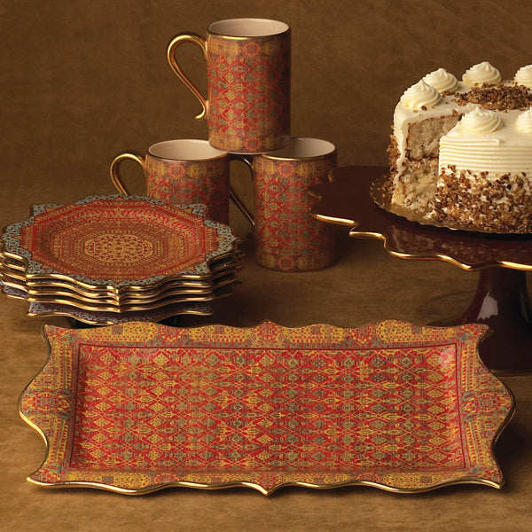 Tabriz Dessert Plates (Set of 4) - L'OBJET
