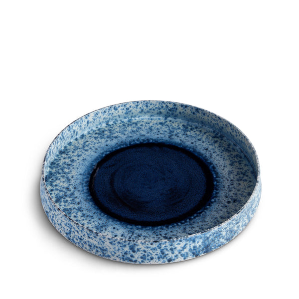 Terra Round Platter - Medium - Indigo - L'OBJET