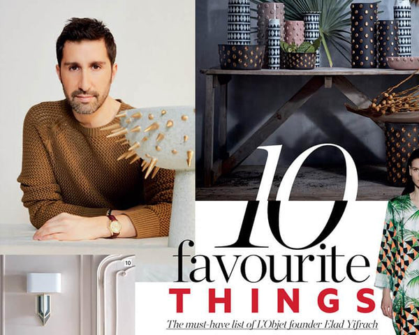 Architectural Digest Middle East - 10 Favourite Things - L'OBJET
