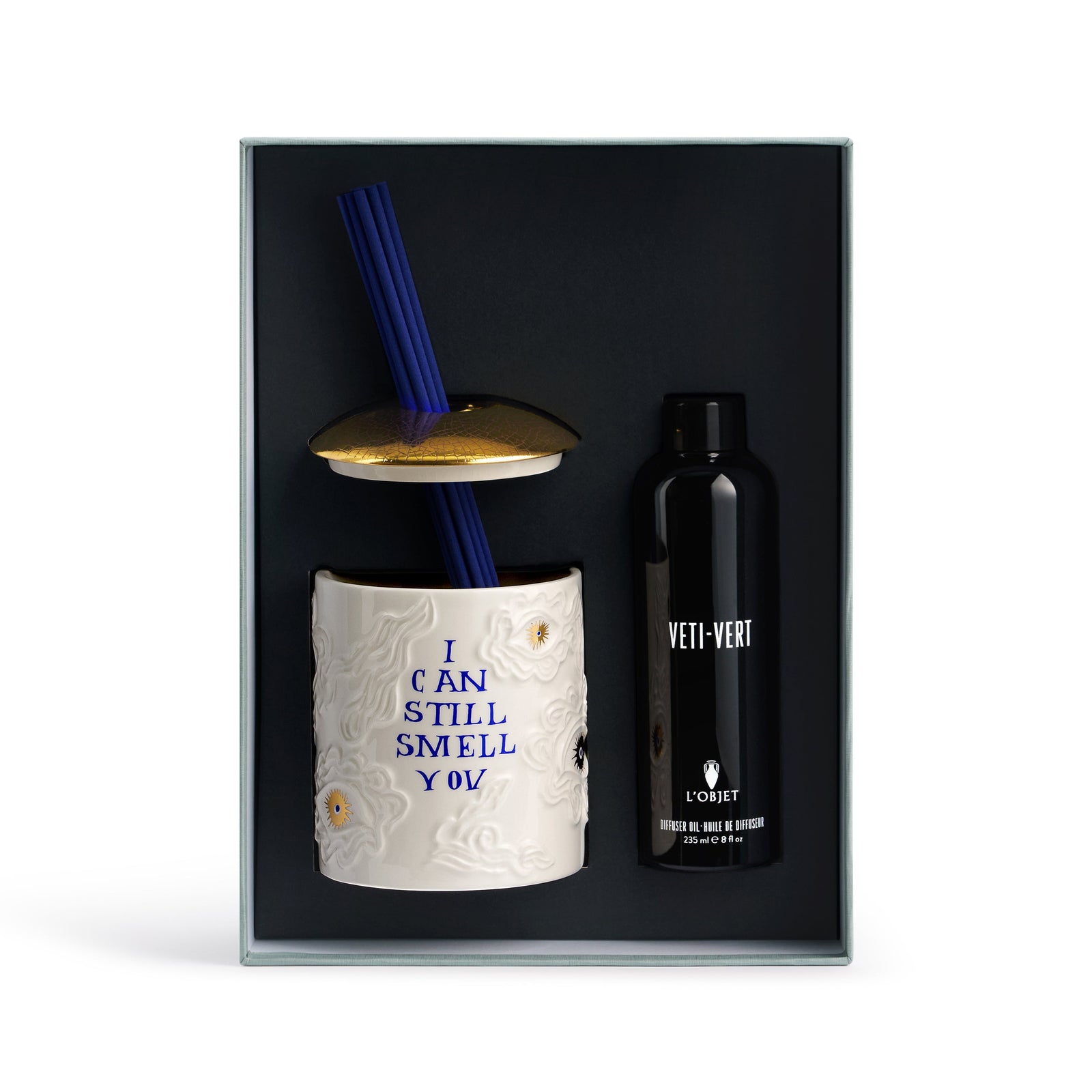 L'OBJET x Ruan Hoffmann| Royal Blue Veti-Vert Diffuser Set