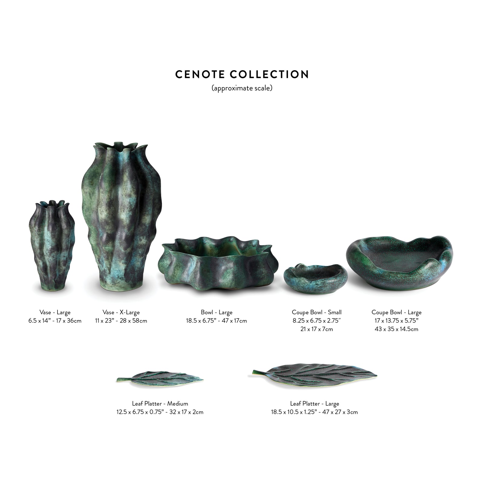 Cenote Vase - Large - Green - L'OBJET
