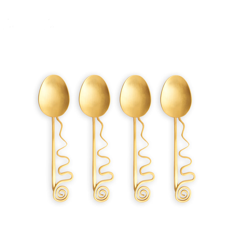 Spirale Cocktail Spoons (Set of 4)