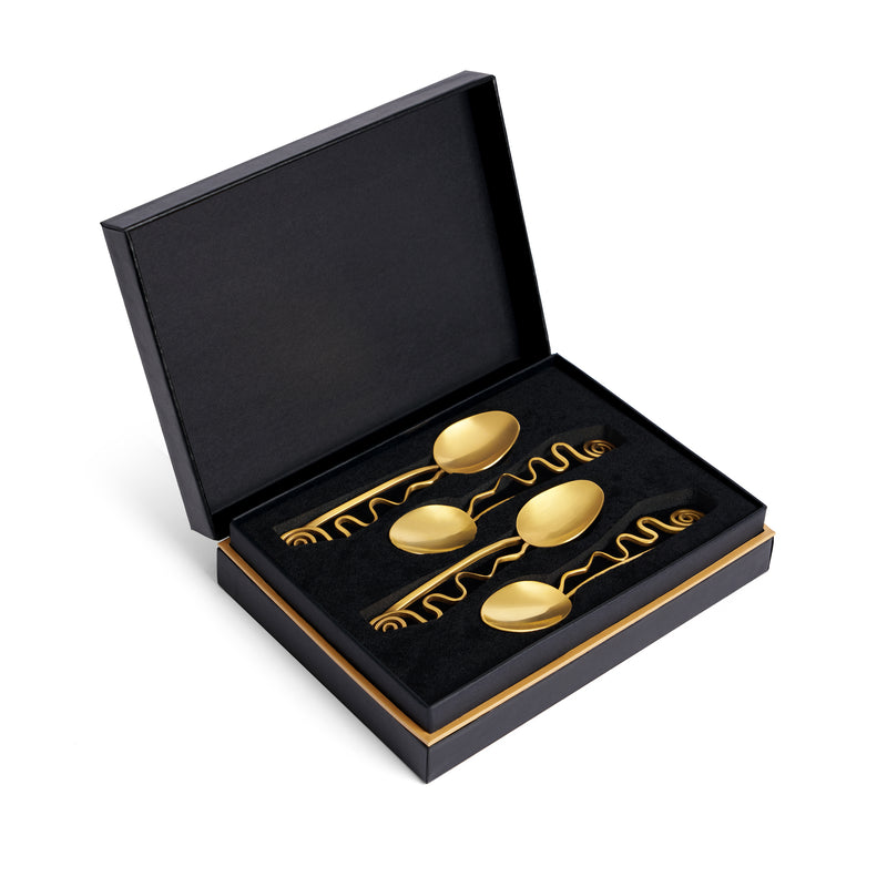 Spirale Cocktail Spoons (Set of 4)