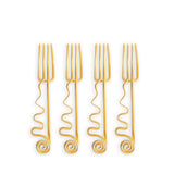 Spirale Cocktail Forks (Set of 4)