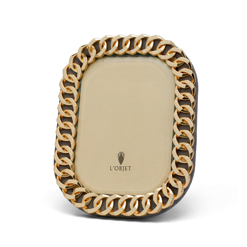 Cuban Link Frame - Gold - 5 x 7
