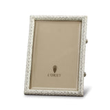 Rectangular Pave Frame 5 x 7 - Platinum