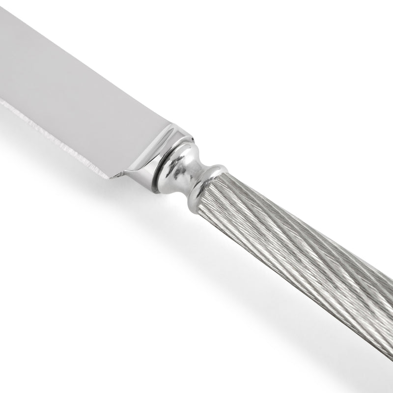Cable Silver Dinner Knife