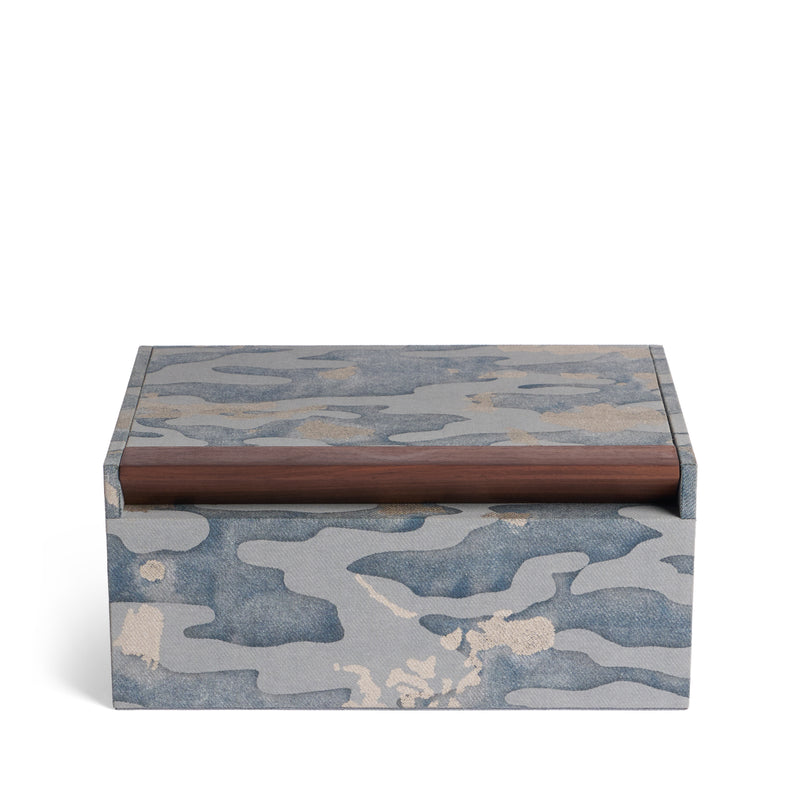Fortuny Box - Camo Isole Faded Blue
