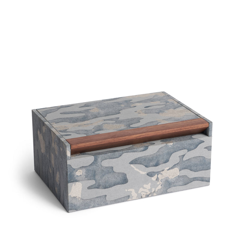 Fortuny Box - Camo Isole Faded Blue