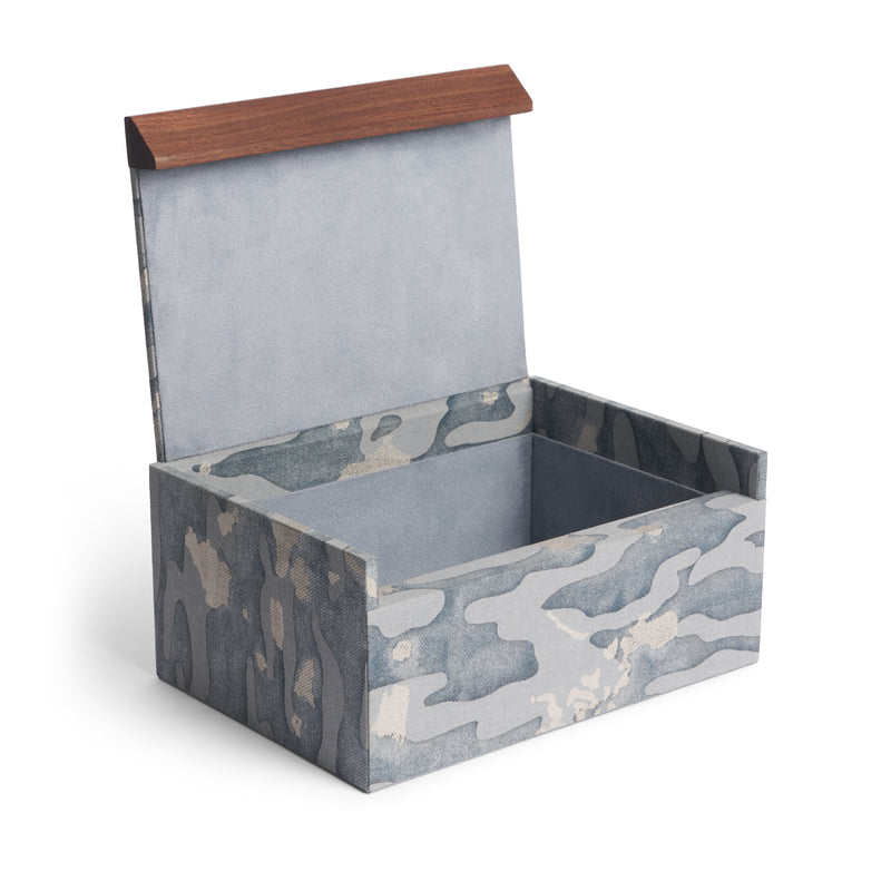 Fortuny Box - Camo Isole Faded Blue