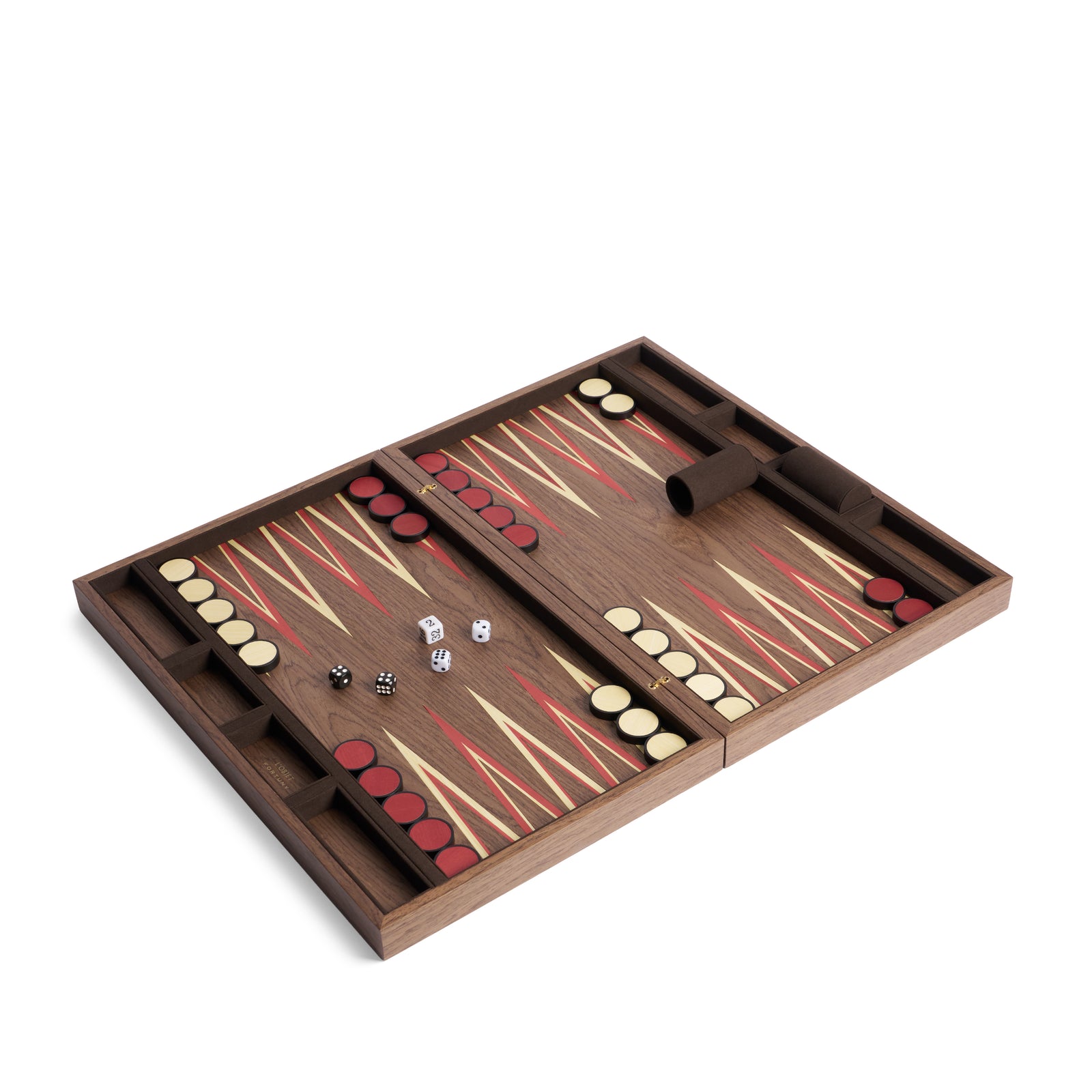 Fortuny Backgammon - Laotze/Oxblood Spice