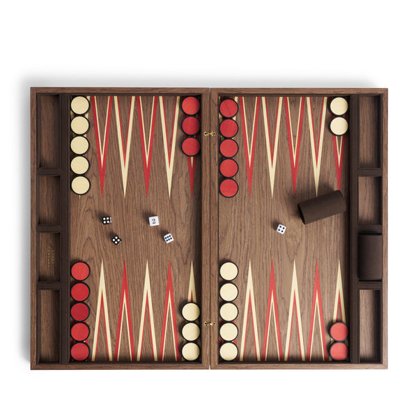 Fortuny Backgammon - Laotze/Oxblood Spice