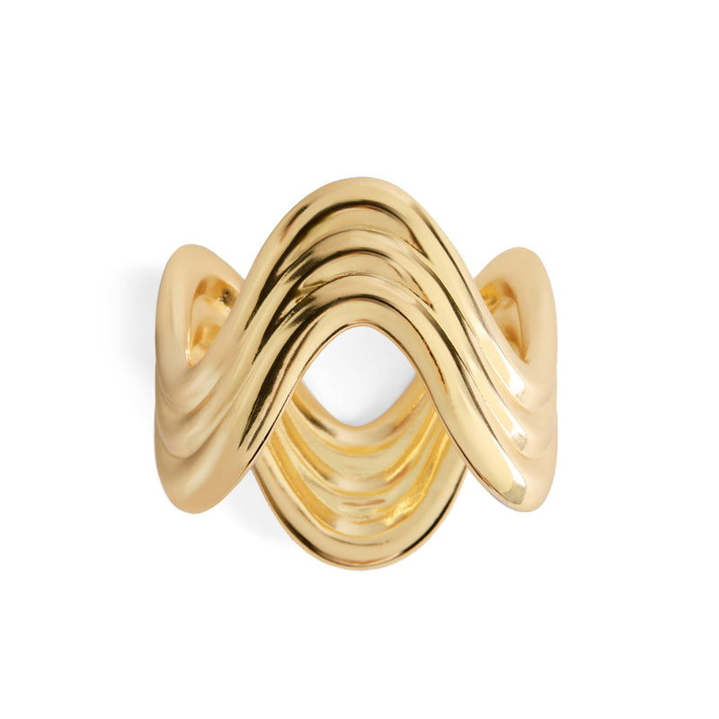 Ripple Napkin Rings (Set of 4) - Gold - L'OBJET
