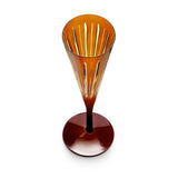 Prism Champagne Flutes - Amber (Set of 4)
