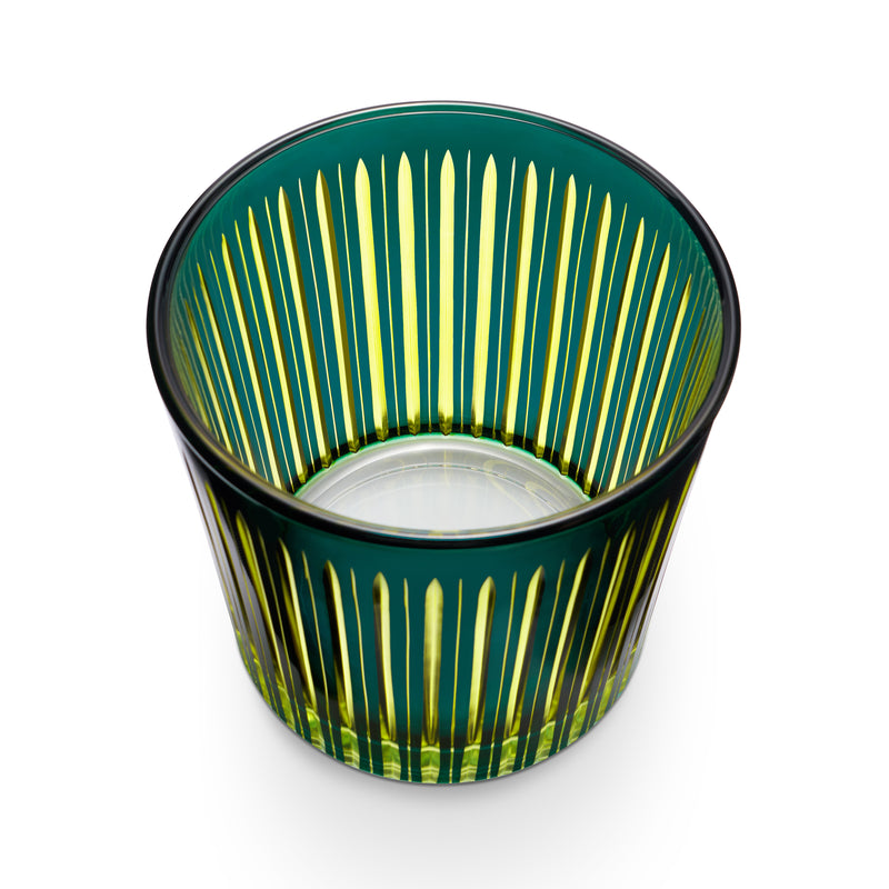 Prism Ice Bucket + Tongs - Green