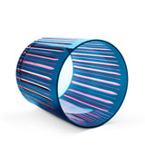 Prism Double Old Fashioned Glasses - Blue (Set of 4)