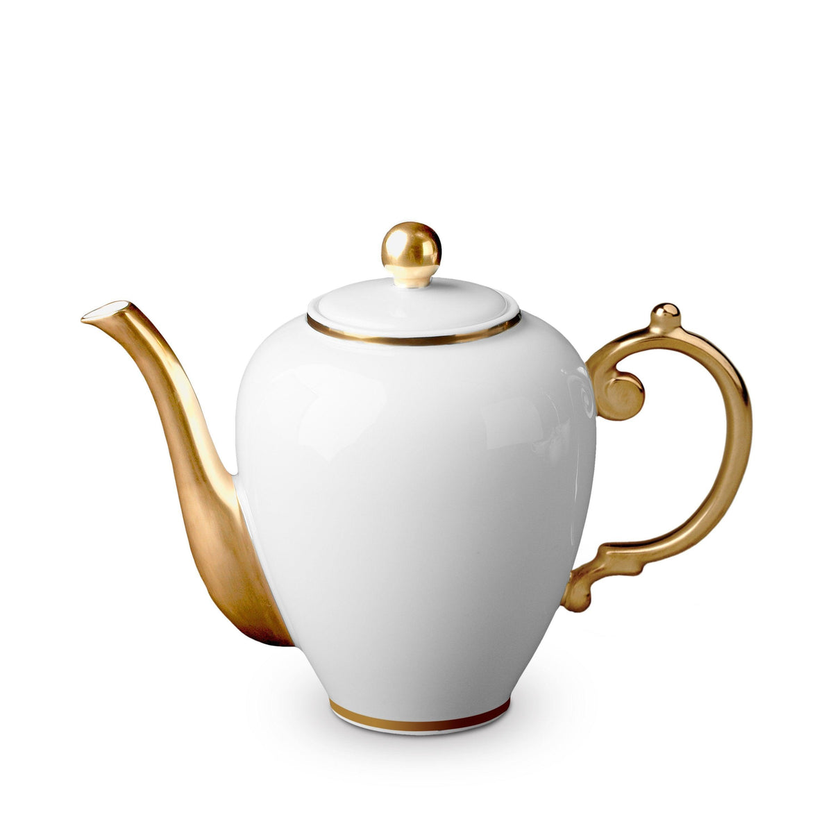 Aegean Teapot - Gold - Luxury Coffee & Tea Pots - L'OBJET