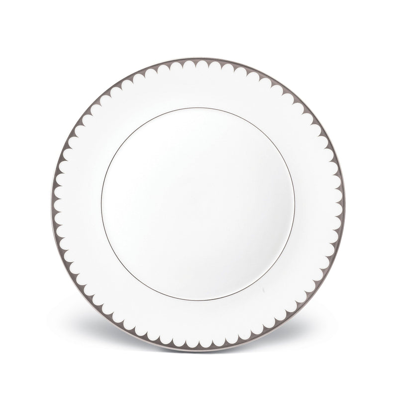 Gold Aegean Filet Dinner Plate - Sculpted Wave Motif Design with a Nod to Greco-Roman Treasures of the Ancient World