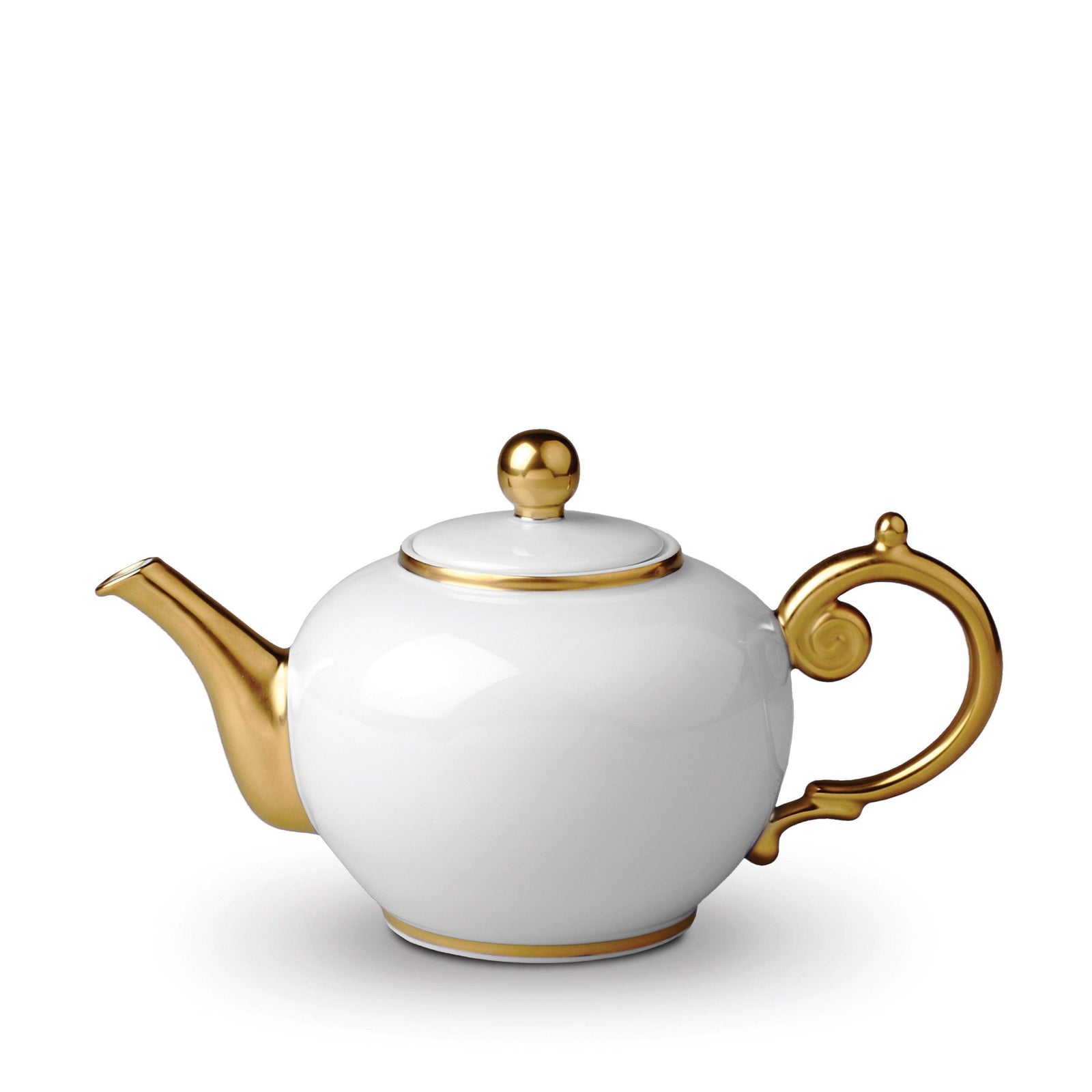 Aegean Teapot - Gold - Luxury Coffee & Tea Pots - L'OBJET