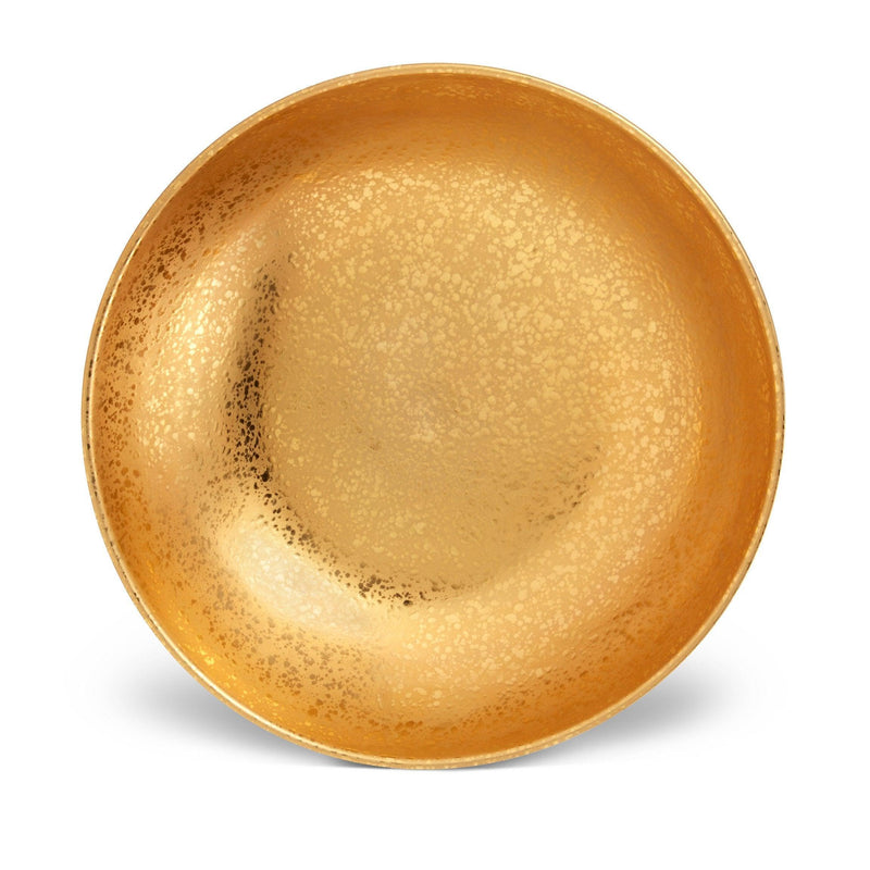 Large Alchimie Coupe Bowl in Gold by L'OBJET