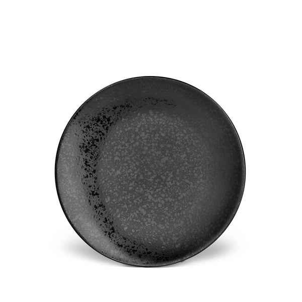 Black Alchimie Dessert Plate by L'OBJET