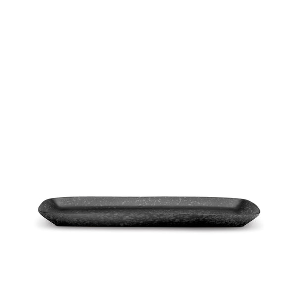 Medium Alchimie Rectangular Platter in Black by L'OBJET