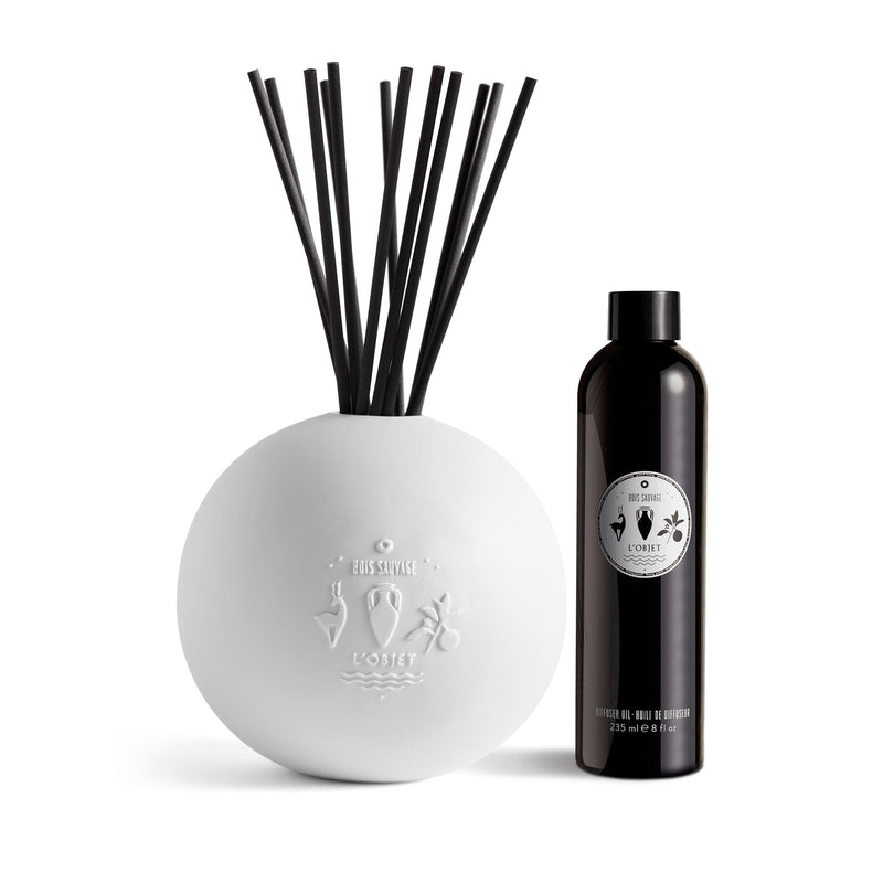 Bois Sauvage Porcelain Diffuser Set - L'OBJET