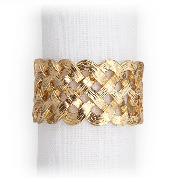 Braid Napkin Jewels - Gold - L'OBJET