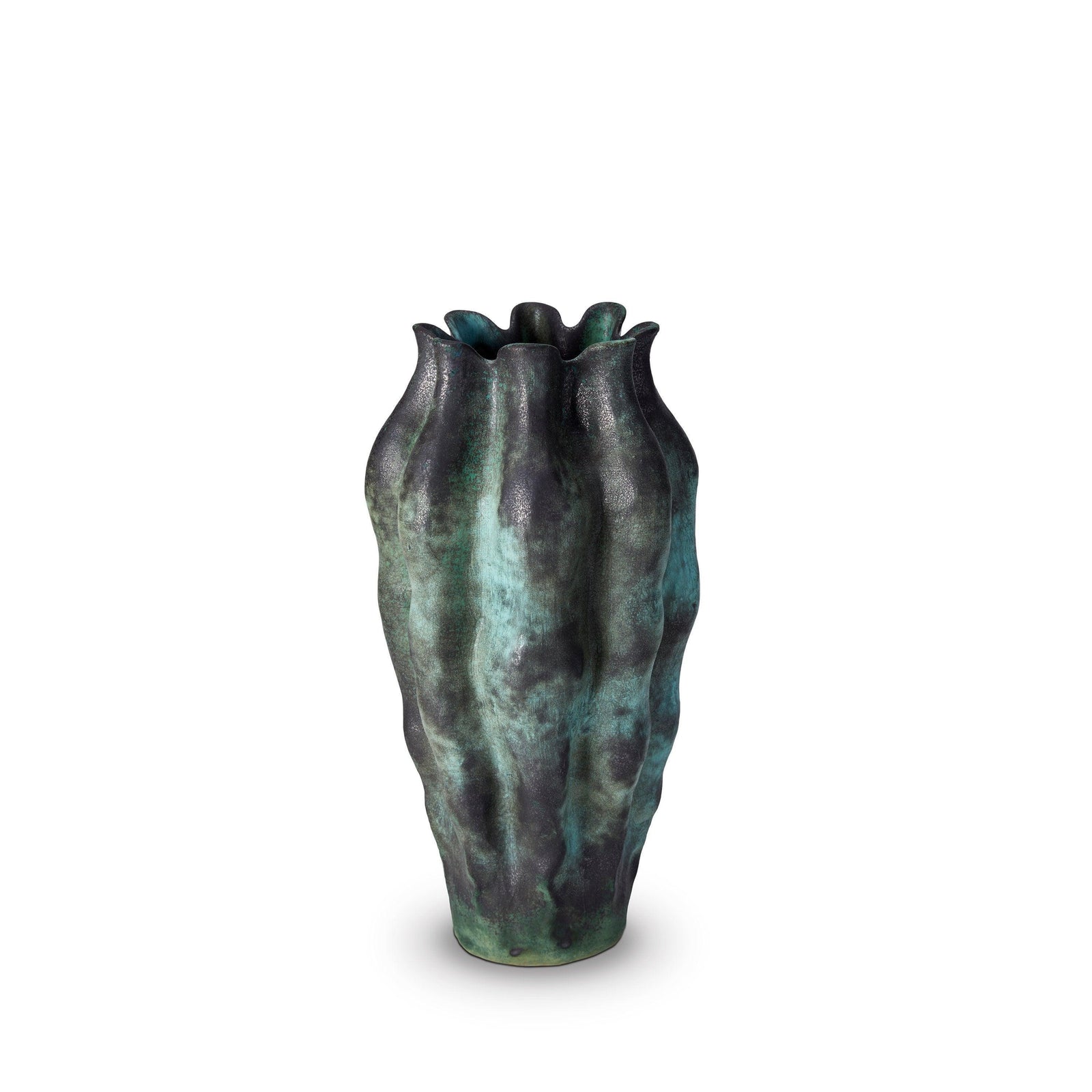 器 objet Cenote Vase - Large - Green - L'OBJET
