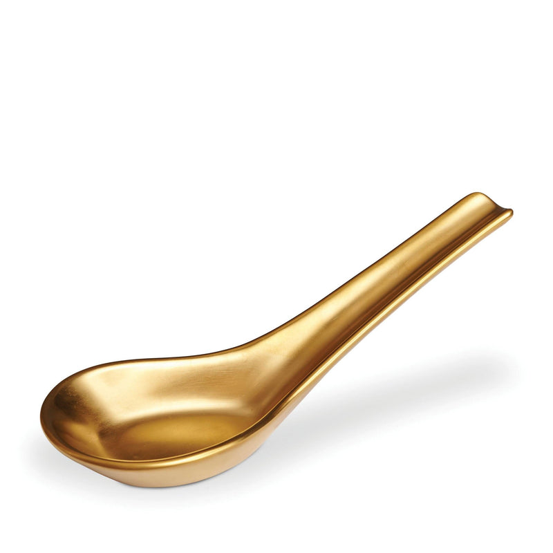 Gold Chinese Spoon by L'OBJET - Soup Spoon with a Classic Design - Timeless & Sophisticated Aesthetic Design