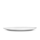 Large Corde Oval Platter in White - Nod to Old-World Silk Cords - Sculptural and Timeless with Hand-Painted Porcelain - Classic Craftsmanship