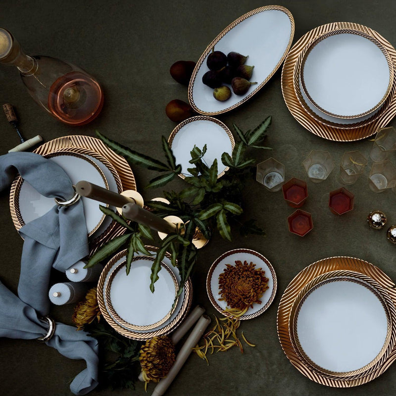 Corde Tea Cup + Saucer (Set of 2) - L'OBJET